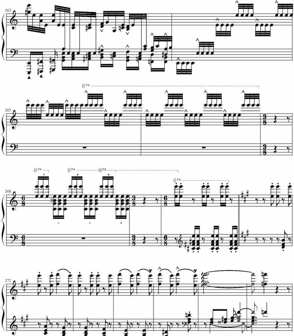 钟声大幻想曲（Grand Fantasia de Bravoure） 钢琴乐谱_第28张