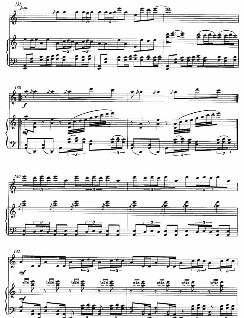 飞歌（笛子协奏曲+钢琴伴奏)P11—2） 笛箫乐谱_第1张