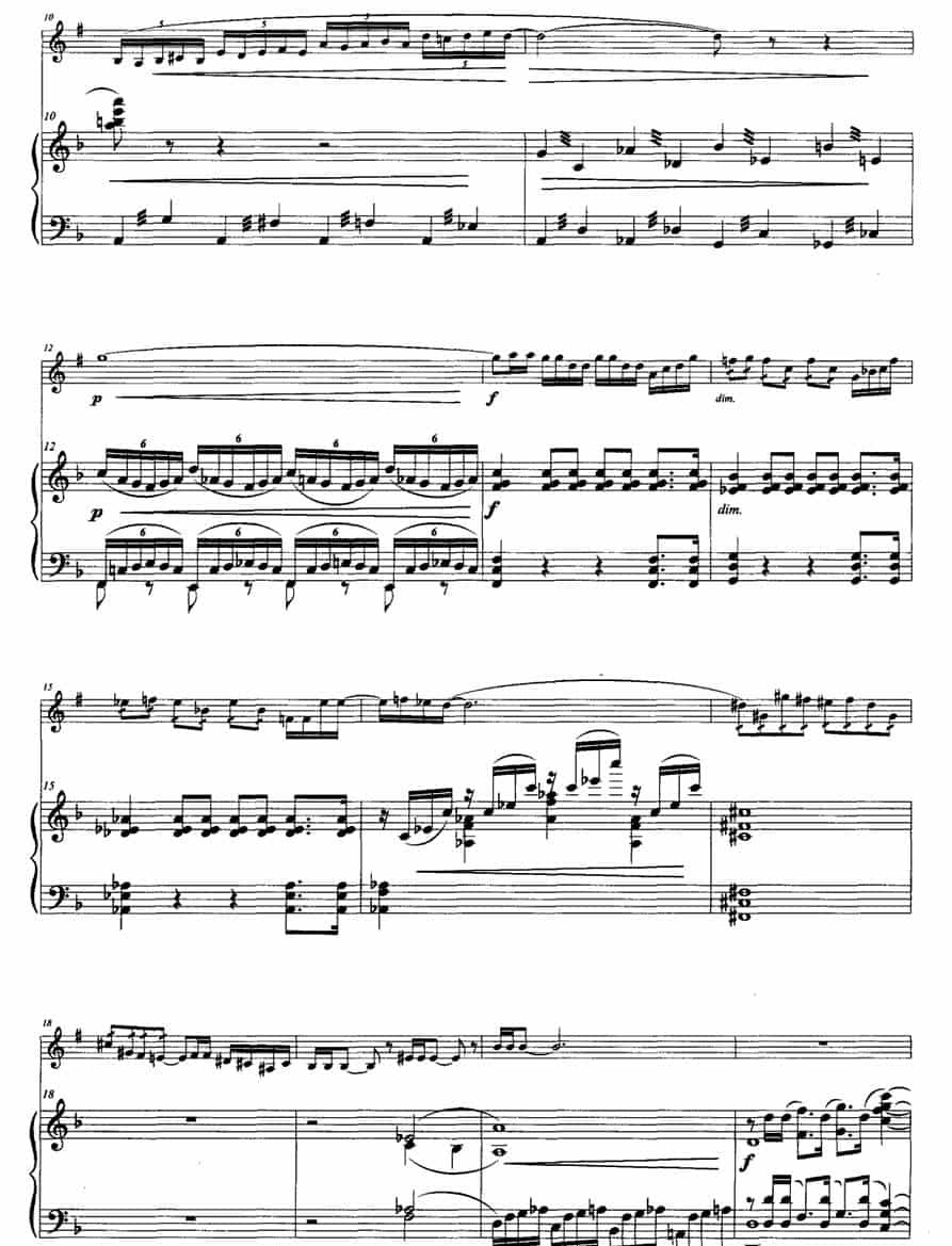 D小调奏鸣曲（小号+钢琴） 铜管乐器谱_第2张