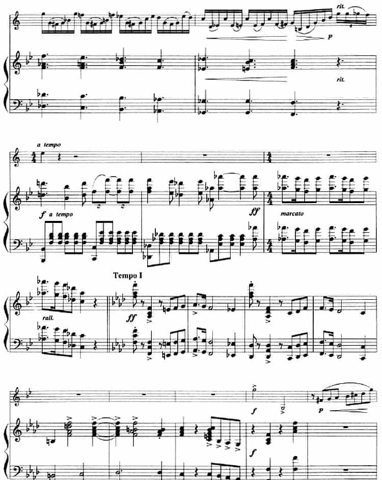 第一协奏曲（小号+钢琴伴奏） 铜管乐器谱_第9张