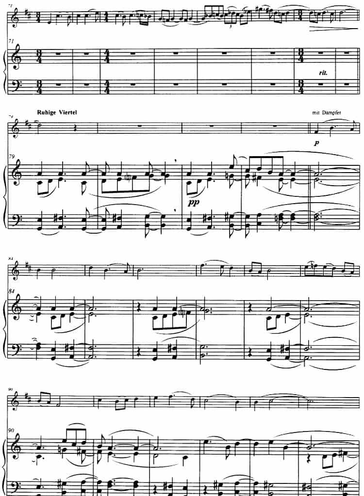 爵士风格的小协奏曲（小号+钢琴伴奏） 铜管乐器谱_第5张