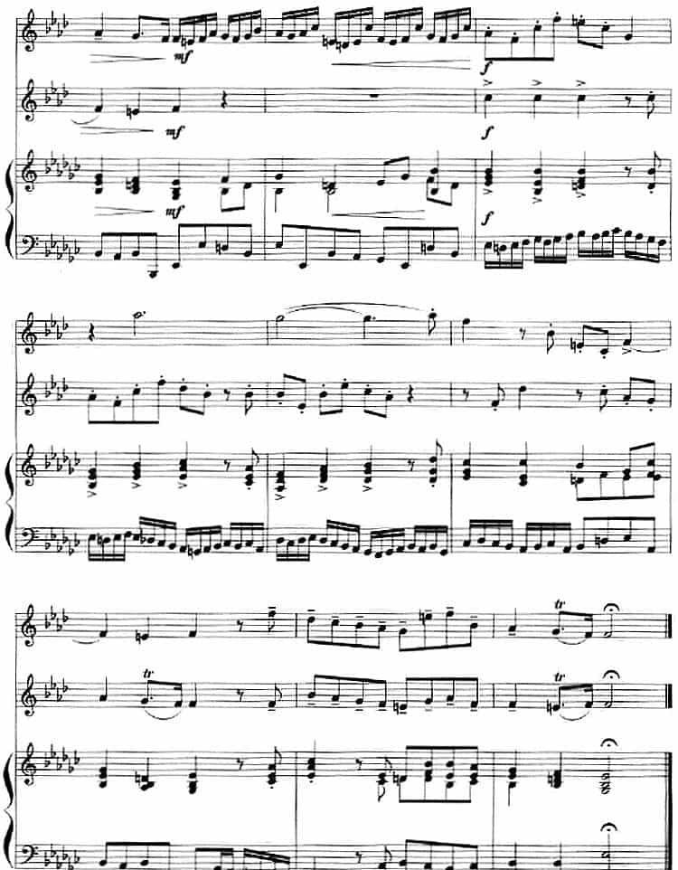 二重奏鸣曲（小号+钢琴伴奏） 铜管乐器谱_第14张