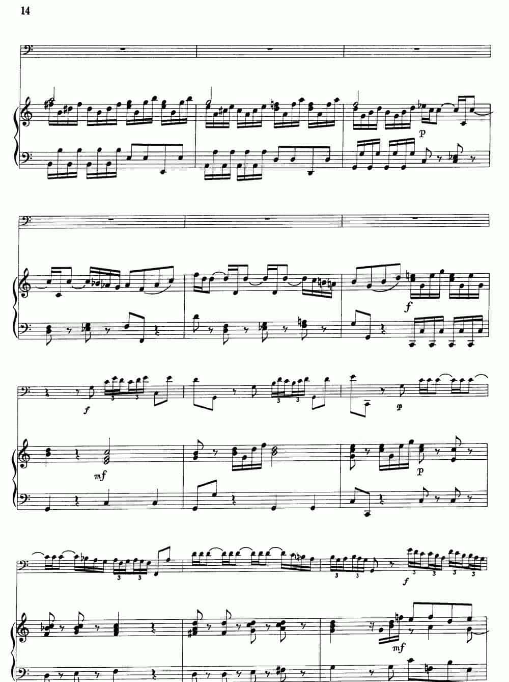 C大调协奏曲（大管+钢琴伴奏） 铜管乐器谱_第14张