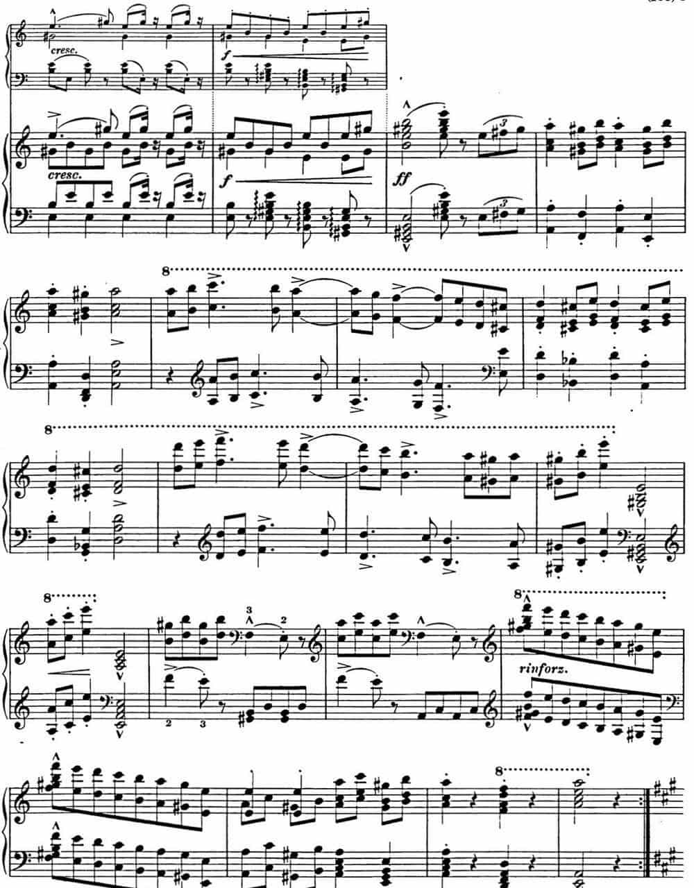 李斯特 匈牙利狂想曲CD Hungarian Rhapsodies S.244 No.15 钢琴乐谱_第3张