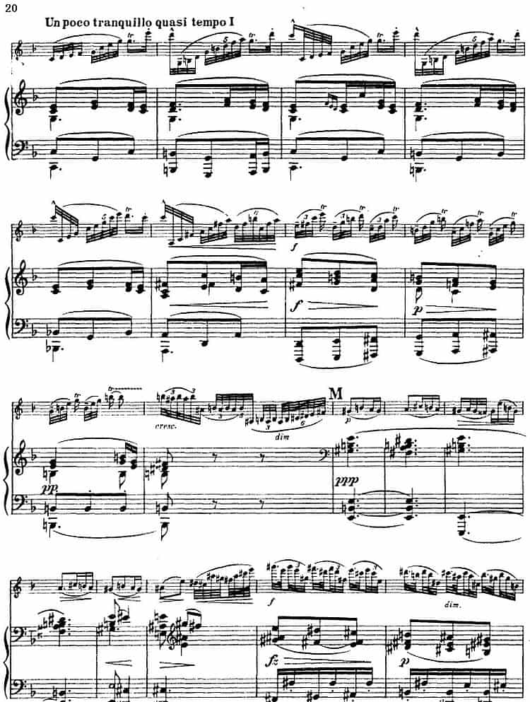 德沃夏克作品53号A小调协奏曲 （小提琴和钢琴） 钢琴乐谱_第18张