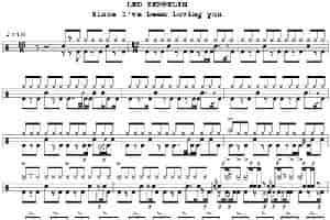 爵士鼓谱：Led Zeppelin - Since I've been loving you 乐器谱