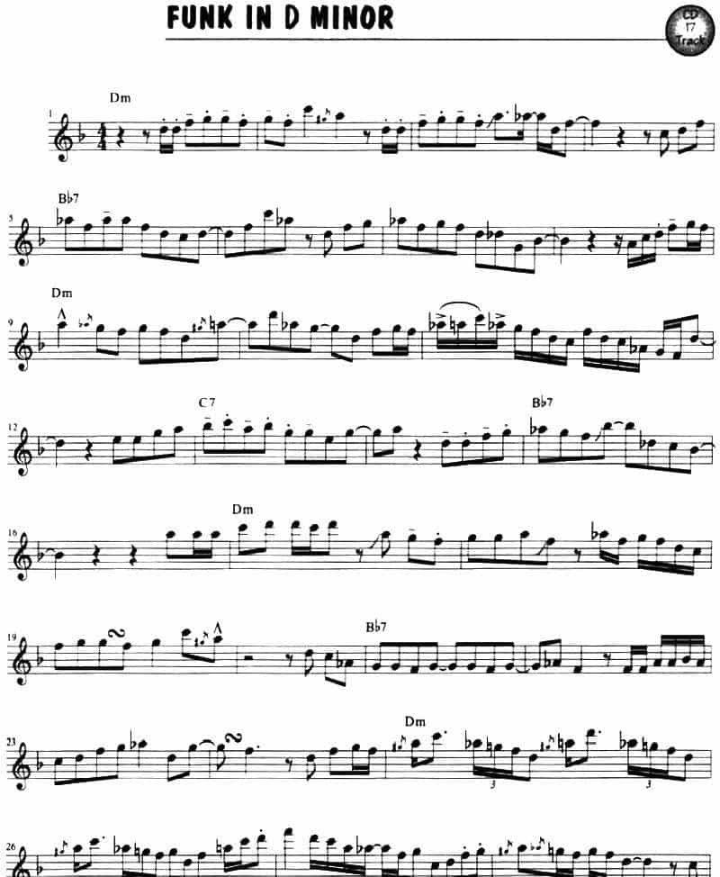 Eric Marienthal 24首即兴曲 萨克斯乐谱_第26张