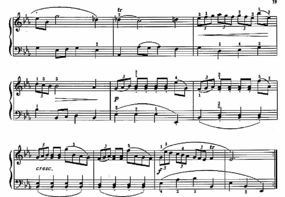 进行曲（练习三连音的正确拍子并保持稳定的节奏） 钢琴乐谱_第2张