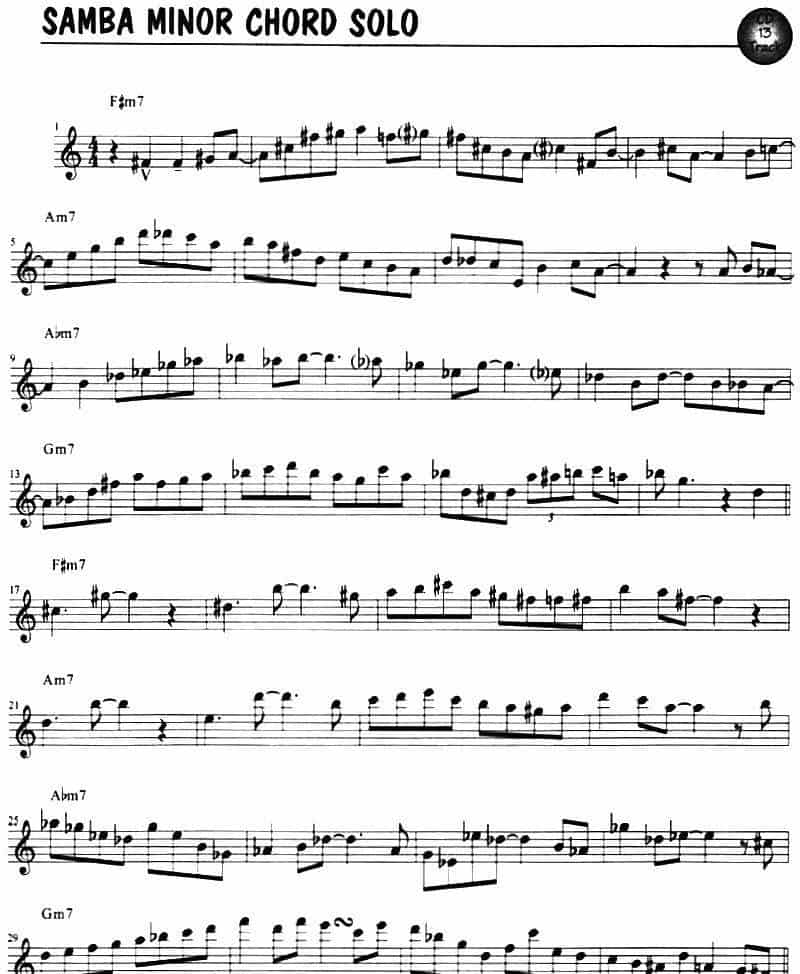 Eric Marienthal 24首即兴曲 萨克斯乐谱_第20张
