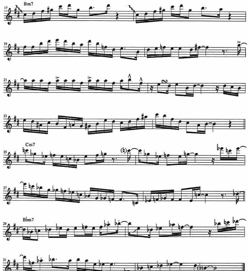 Eric Marienthal 24首即兴曲 萨克斯乐谱_第4张