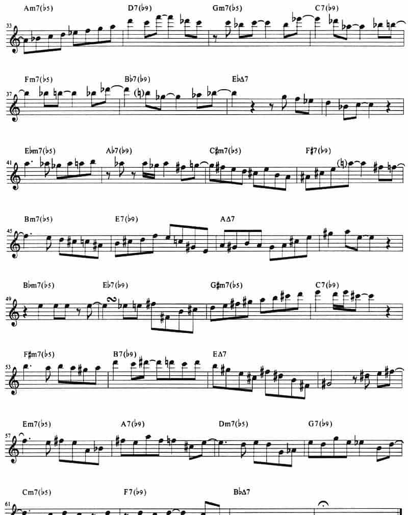 Eric Marienthal 24首即兴曲 萨克斯乐谱_第30张