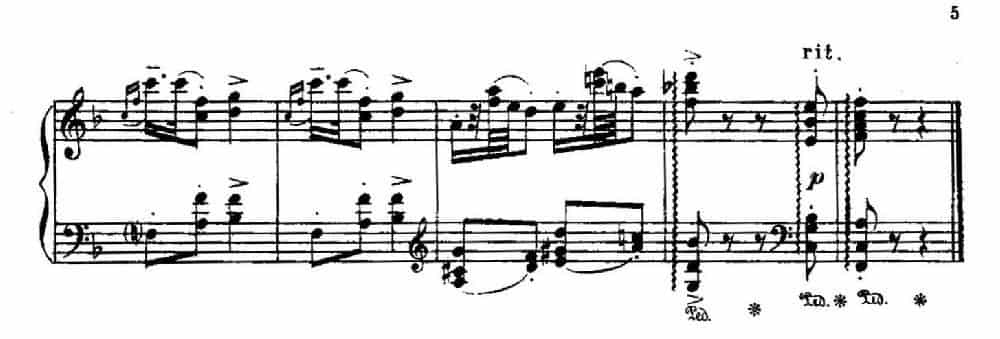 The Red Poppy Op.70(芭蕾舞剧《红罂粟》钢琴独奏版·1) 钢琴乐谱_第3张