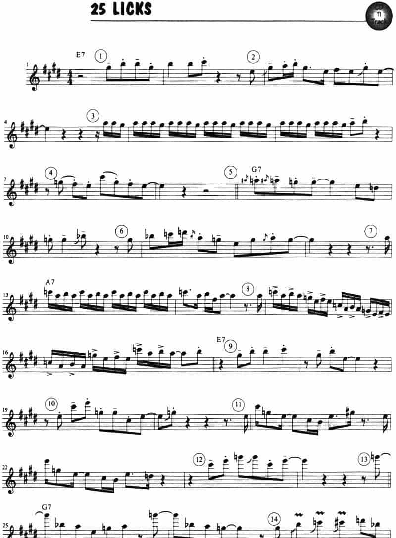 Eric Marienthal 24首即兴曲 萨克斯乐谱_第17张