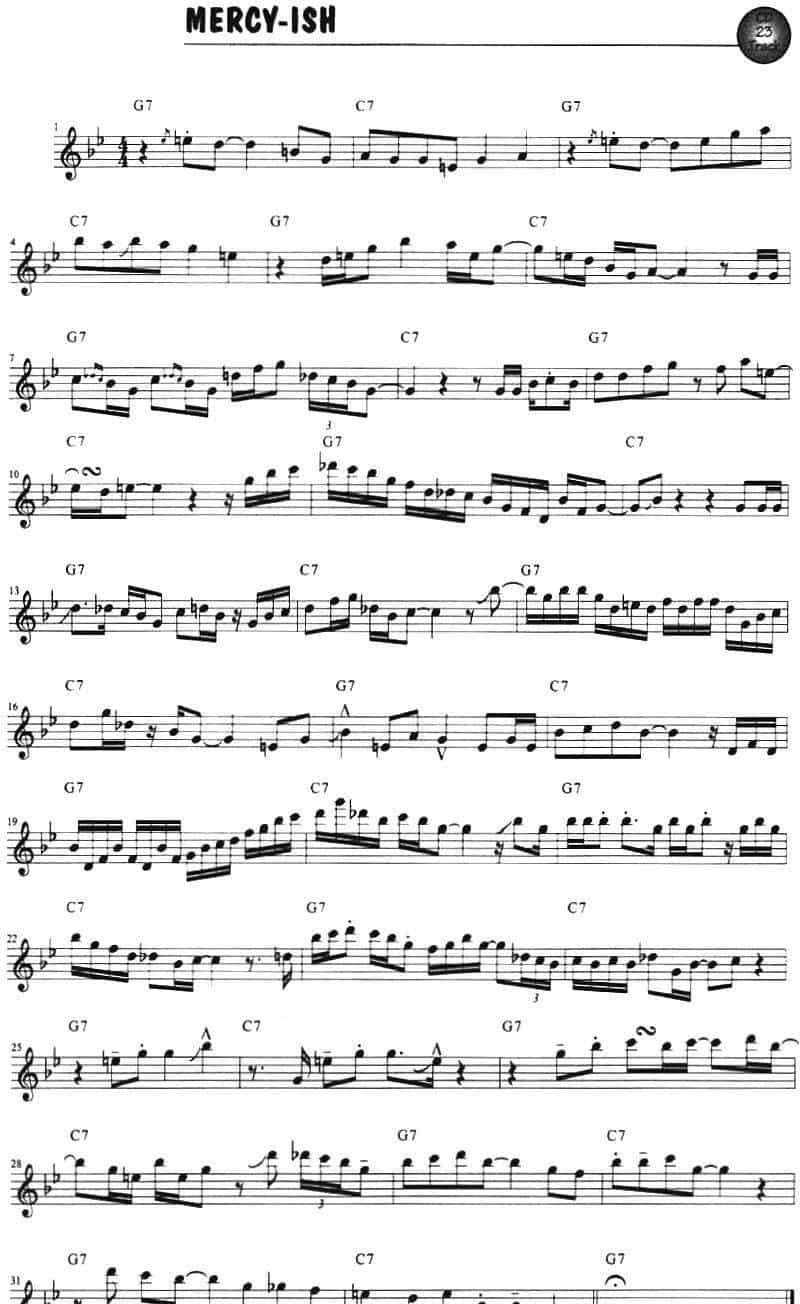Eric Marienthal 24首即兴曲 萨克斯乐谱_第36张